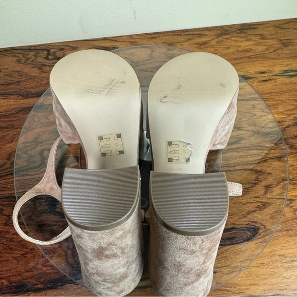 Draper James Paloma Platform Sandal - tan suede - size 10 - Picture 13 of 14